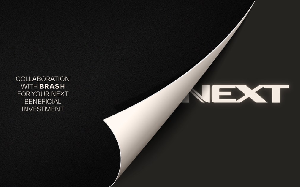 NEXT × BRASH · Official company announcement
