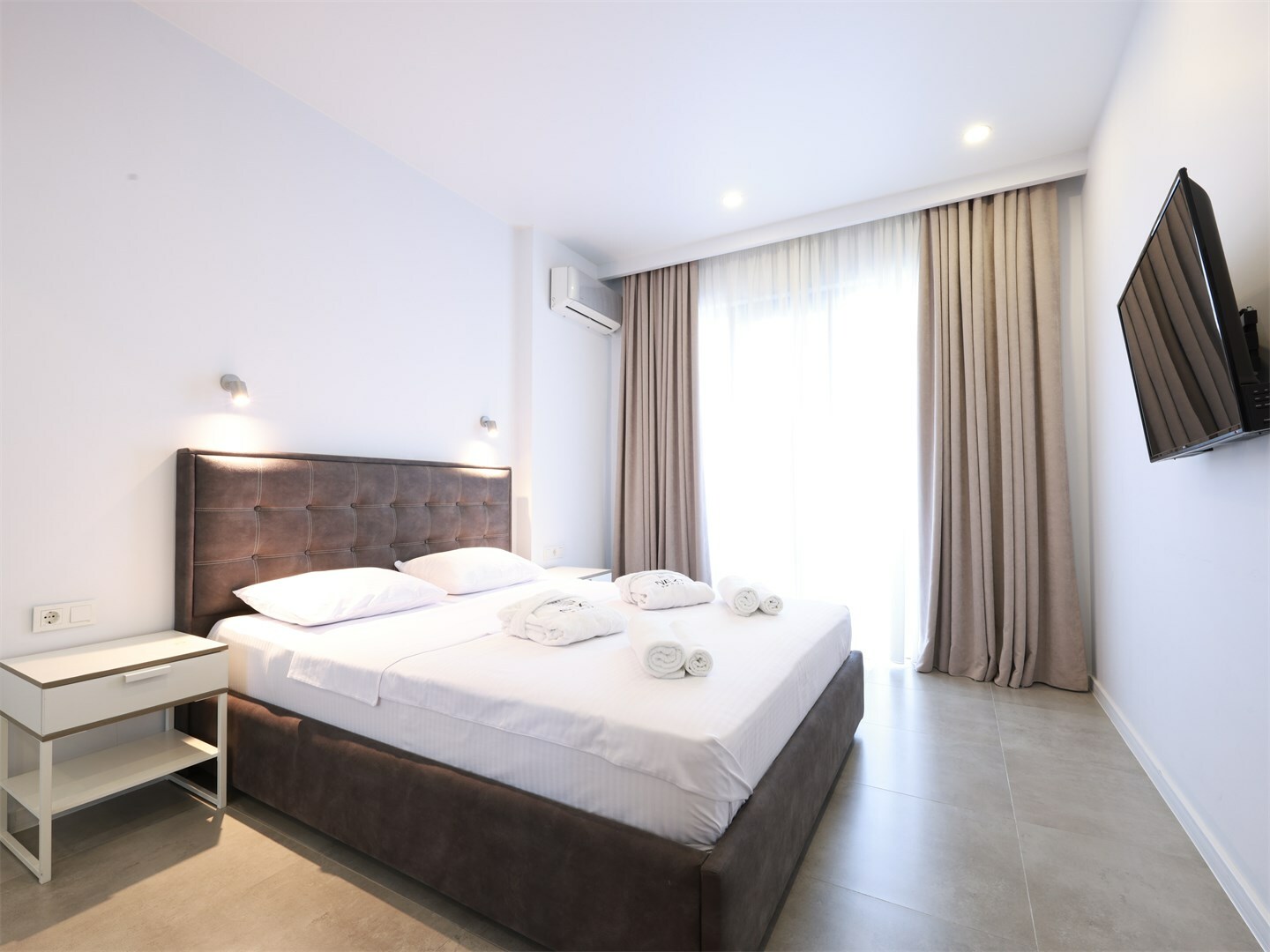 Separate apartment bedroom